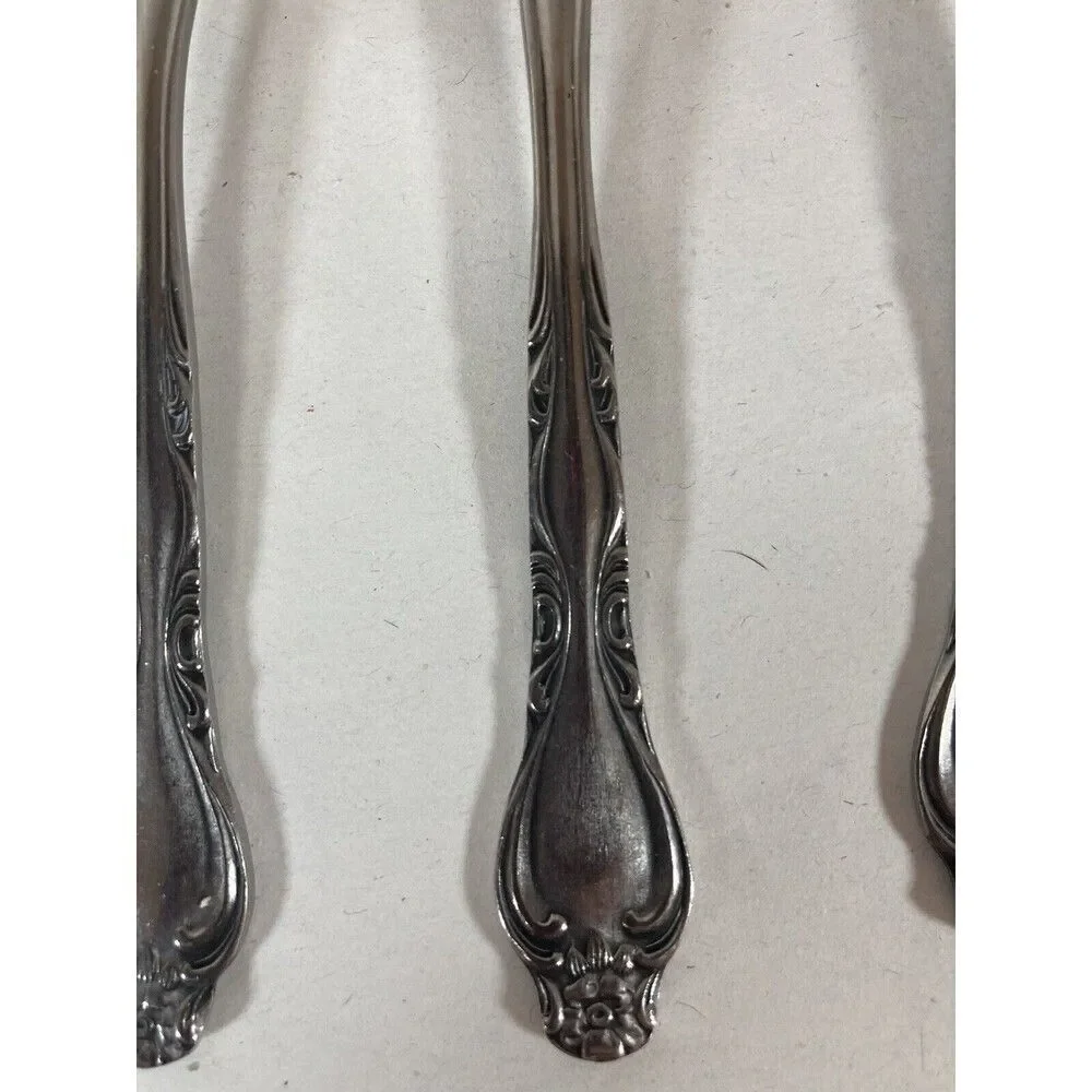Orleans PRYTANIA Stainless Steel Japan Lot Of 16 Pieces Salad Forks Knives Spoon